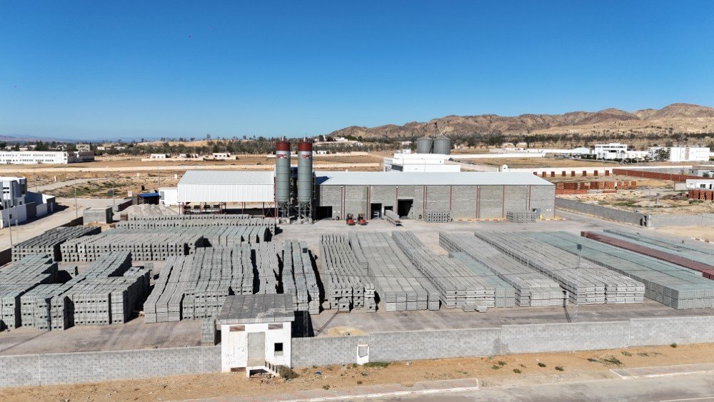 Aerial overview of SPC production site